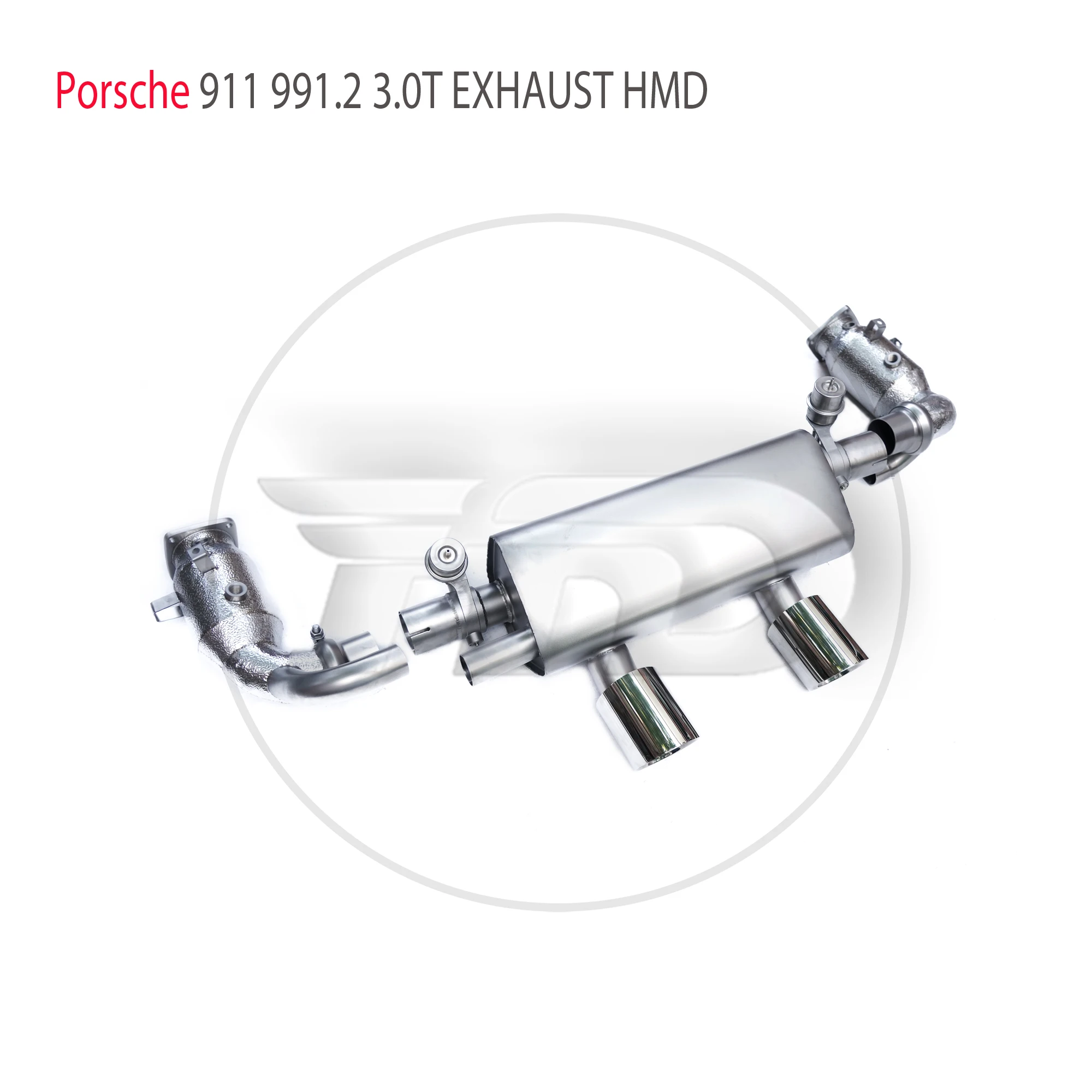 

HMD Stainless Steel Exhaust System Performance Catback And Downpipe for Porsche 911 991.2 Carrera GTS 3.0T Valve Muffler