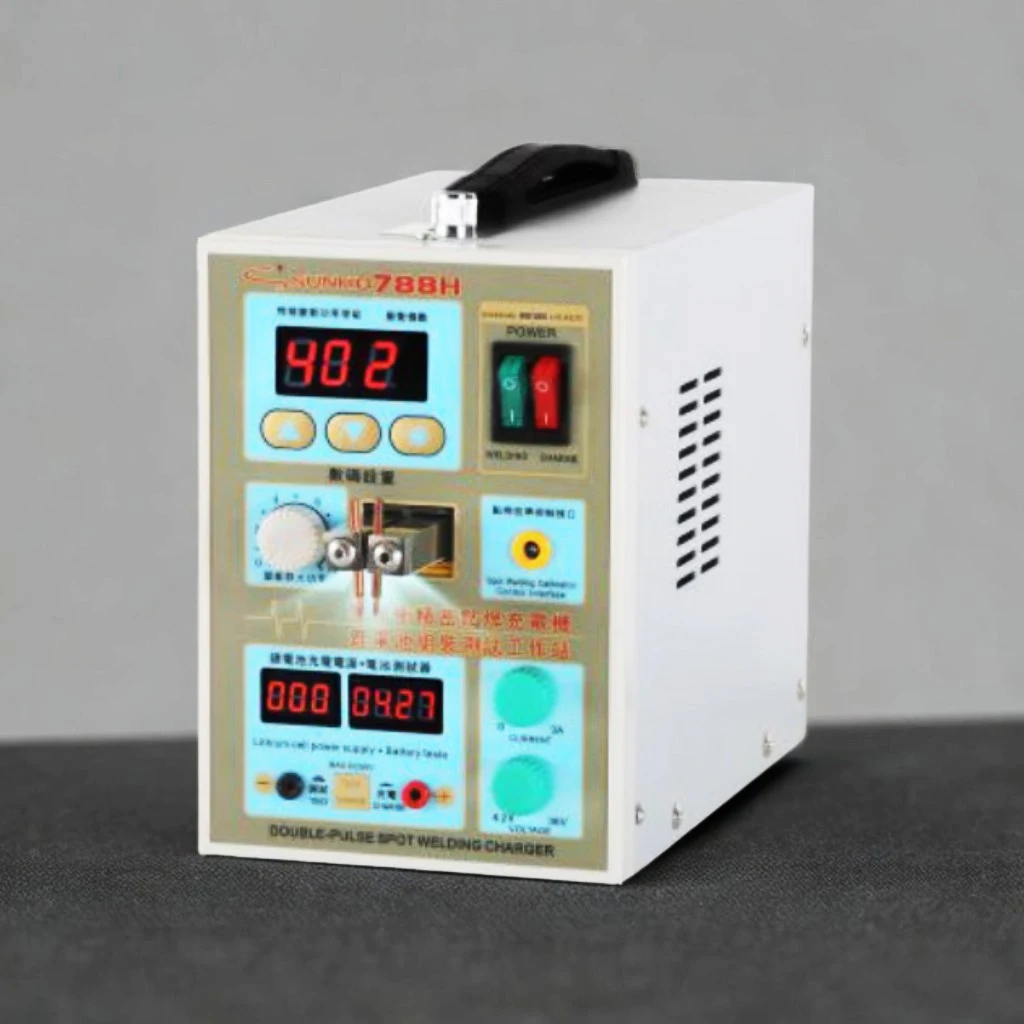 

Sunkko 788H Battery Spot Welder Pulse Welding Machine for 18650 Battery Charger 0.05 - 0.2 mm