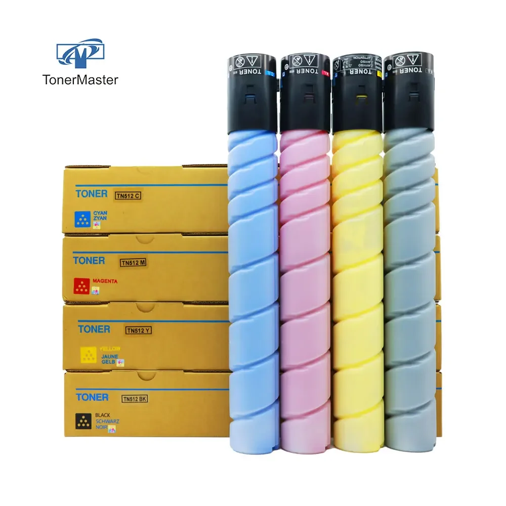 Premium Copier Toner Cartridge Kit TN 512 Tn-512 tn512 Toner Kits TN328 223 tn611 TN225 812 For Konica Minolta Bizhub C454 C554