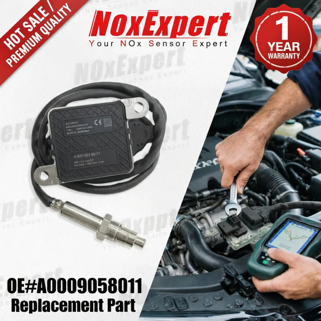 

NOxExpert NOx Sensor A0009058011 for Mercedes-Benz W205 W213 X253 W222 W447 C E S GLC Class Vito Nitrogen Oxide Sensor