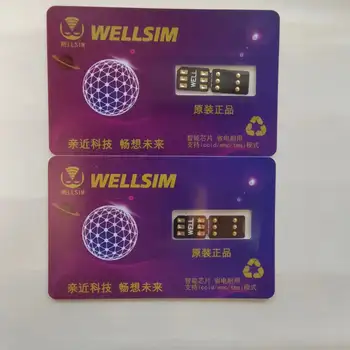 Nejnovější samolepka WELLSIM pro odemknutí z roku 2024 pro iPhone 14/13/12/11 Promax/XS/XR Univerzální samolepky na inteligentní odemykací kartu 10 nejlepší prodej r sim iphone 11 - №5