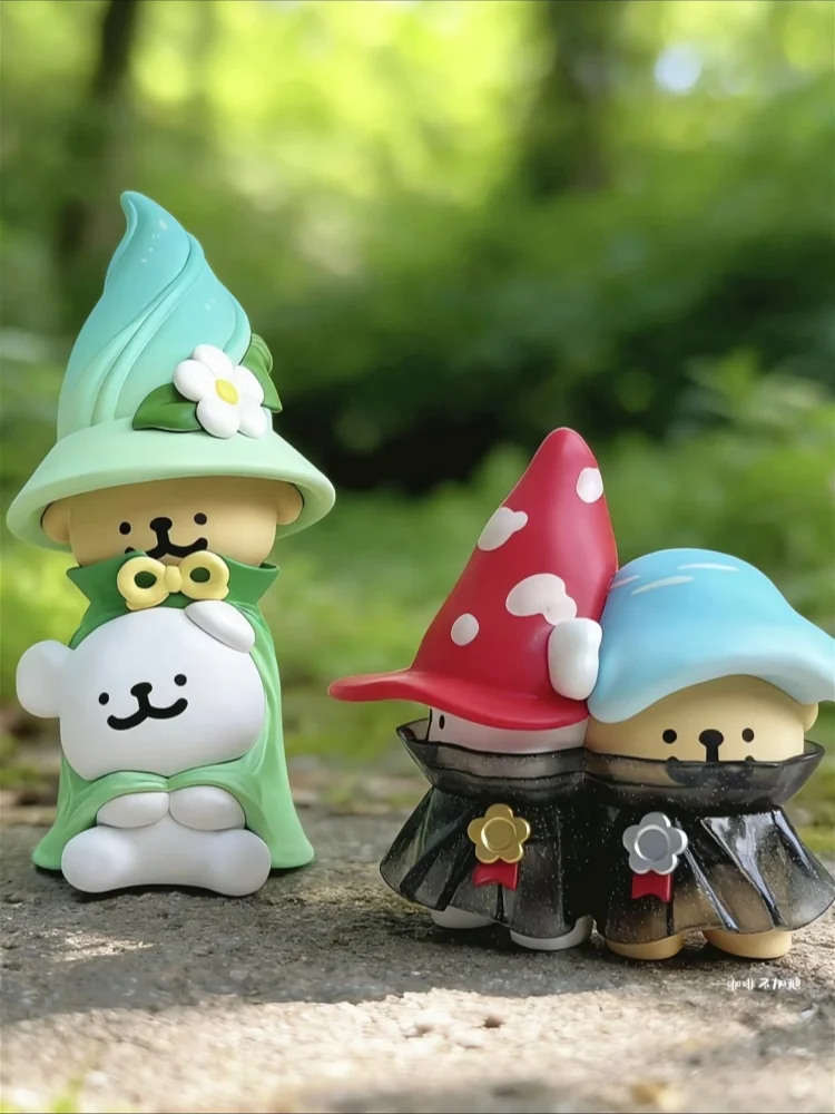 

Слипая коробка серии Maltese Magic Adventure Team - модные настольные украшения, коллекционная милая фигурка собаки, подарок для девочек