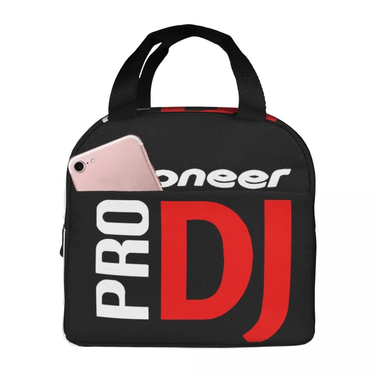 

PIONEER PRO DJ Lunch Bag Unisex Portable Cooler Insulated Lunch Box Food Bento Box