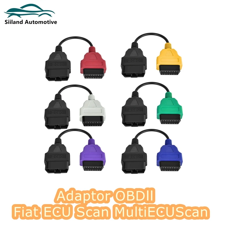 For FiatECU Scan Adapter OBD2 Connector Multi Scan ABS obd2 scanner Diagnostic cable for Fiat ECU Scan