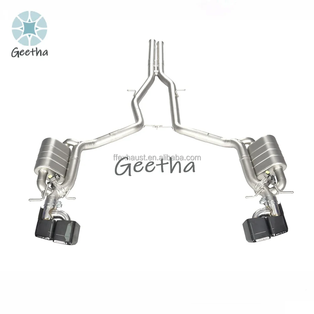 

304 Stainless Steel Catback Exhaust for Mercedes-Benz CLS63 AMG 5.5T Escape Catback Exhaust Muffler Car Exhaust System