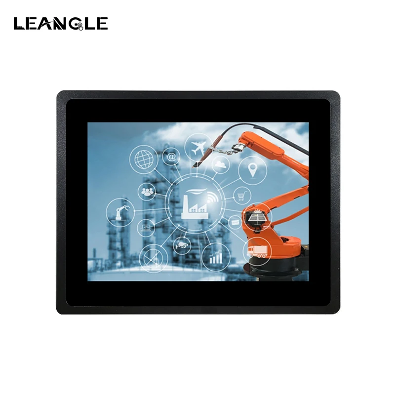 8/10.1/10.4/12.1/15/15.6/17/19/21.5 polegadas Tela sensível ao toque capacitiva IP65 Painel Industrial Embutido Display LCD PC