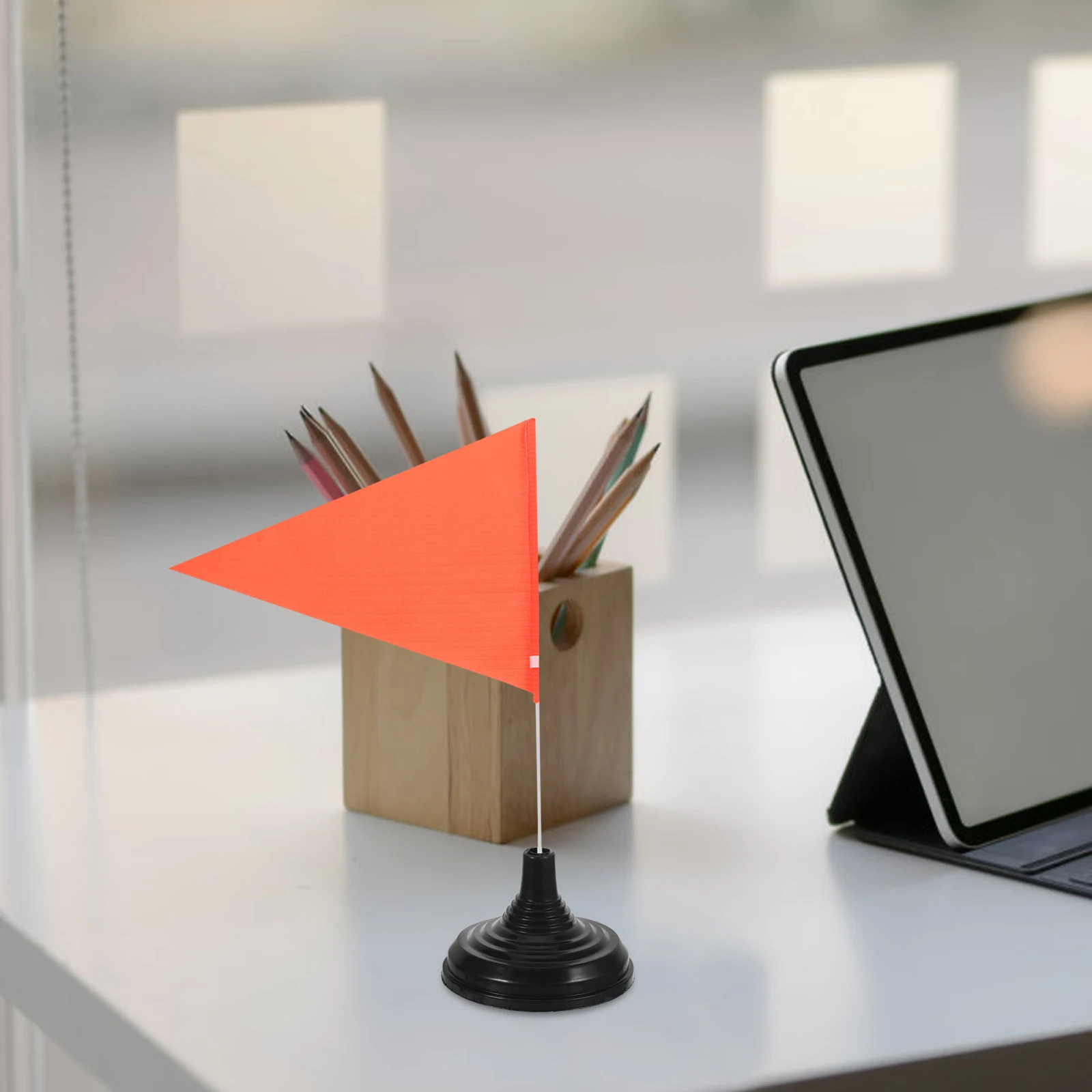 

24Pcs Plastic Mini Flag Bases Small Flag Holders Desktop Office Table Decoration Party Display Office Desk Decorations