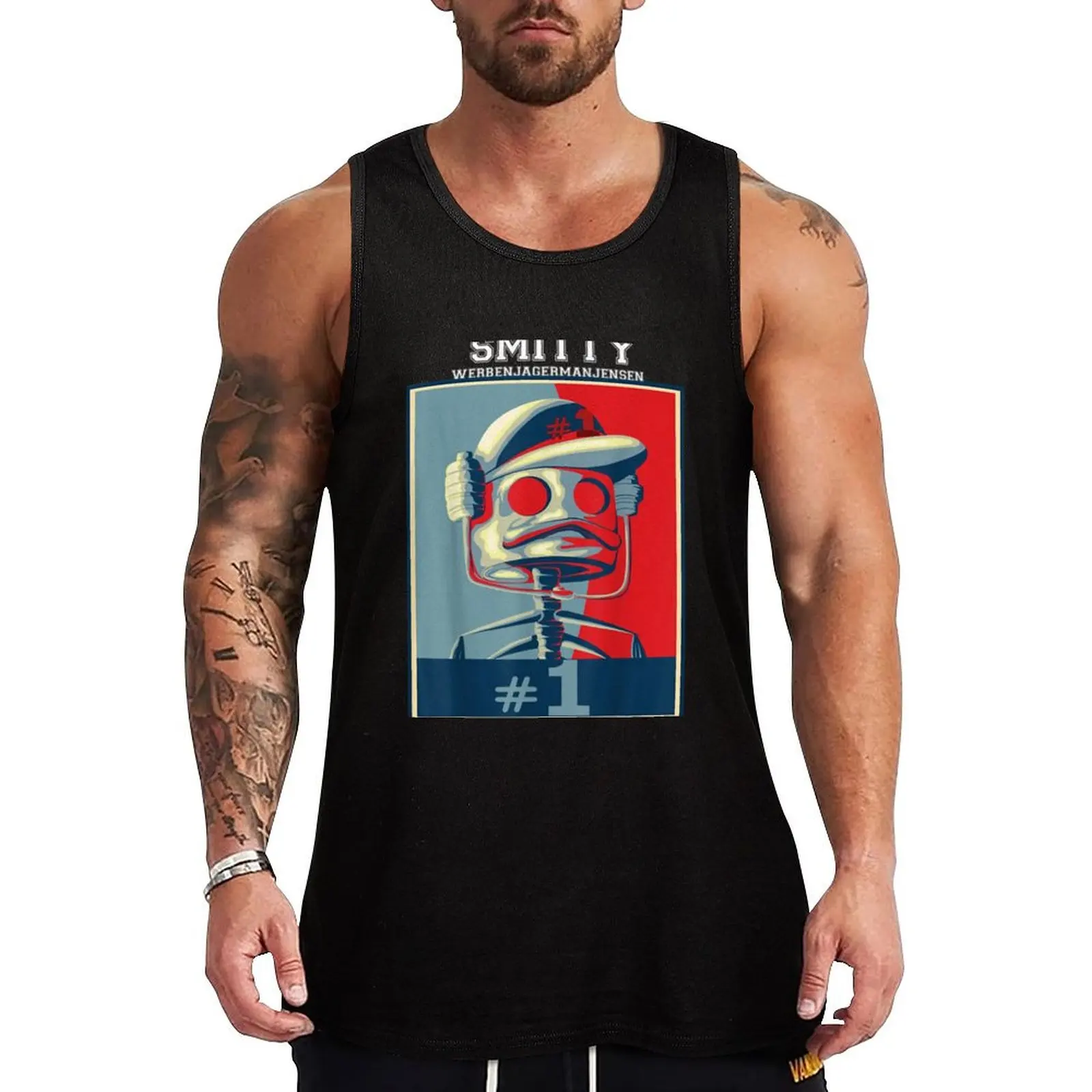 

Smitty Werbenjagermanjensen Tank Top Men sleeveless tee sleeveless man shirts Sports clothing men clothing