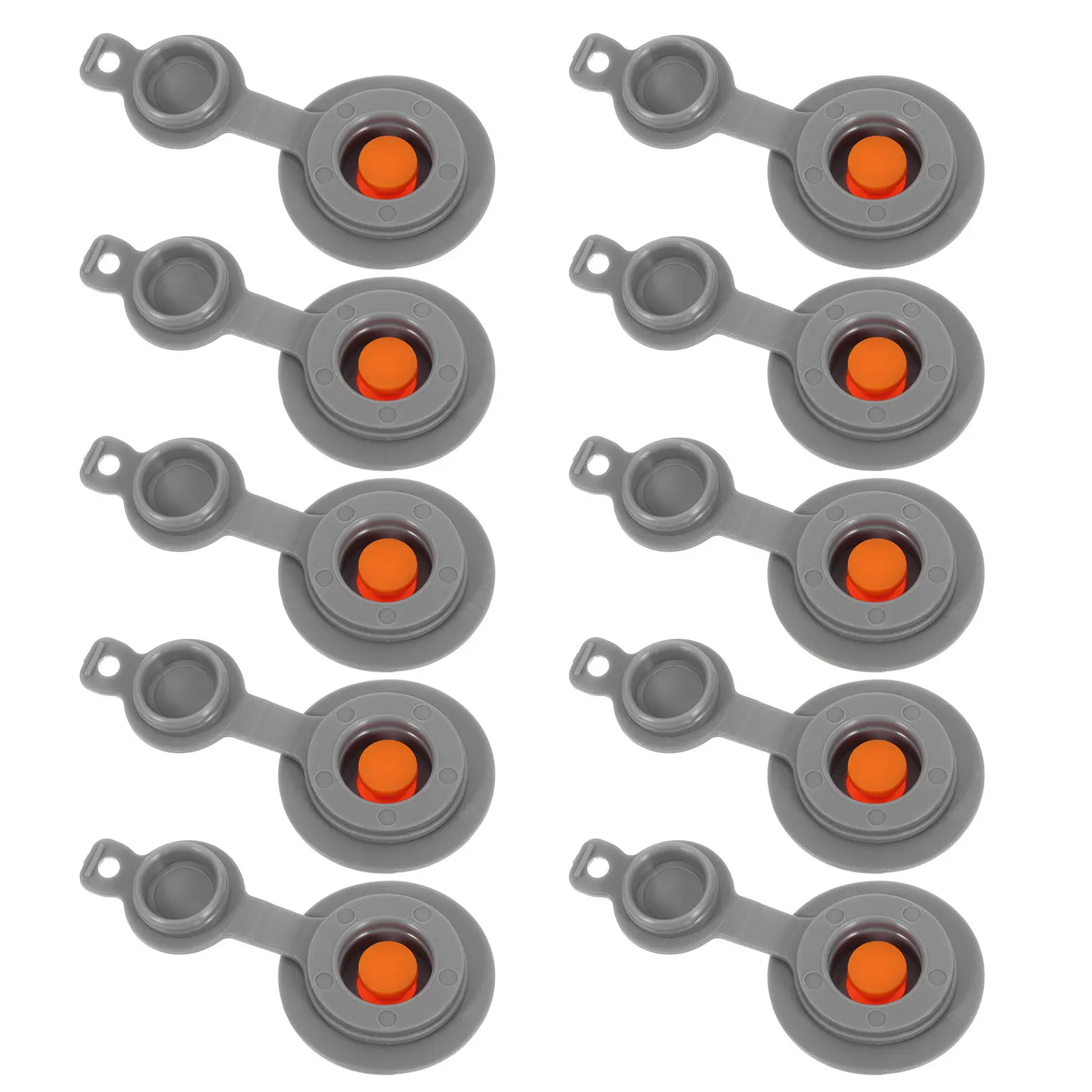 10Pcs Air Valve Caps for Inflatable Cushion Travel Pillow Repair Leakproof Tpu Push Button Valve Camping Air Mattress