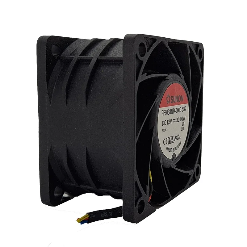 PF60381BX-000C-S99 30W DC12V high speed 16500rpm 6cm 6038 60*60*38mm new built quasi cooling fan
