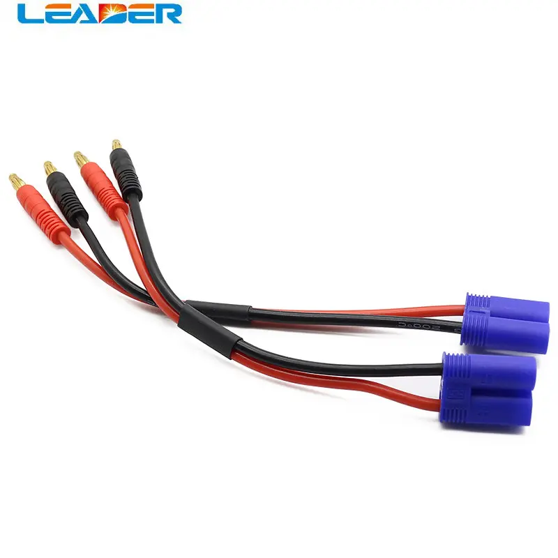 LEADER SOLAR 50 Pcs/lot EC5 Connector To 4.0mm Banana Plug 14AWG 150mm Silicone Wire Solar  Mainland China