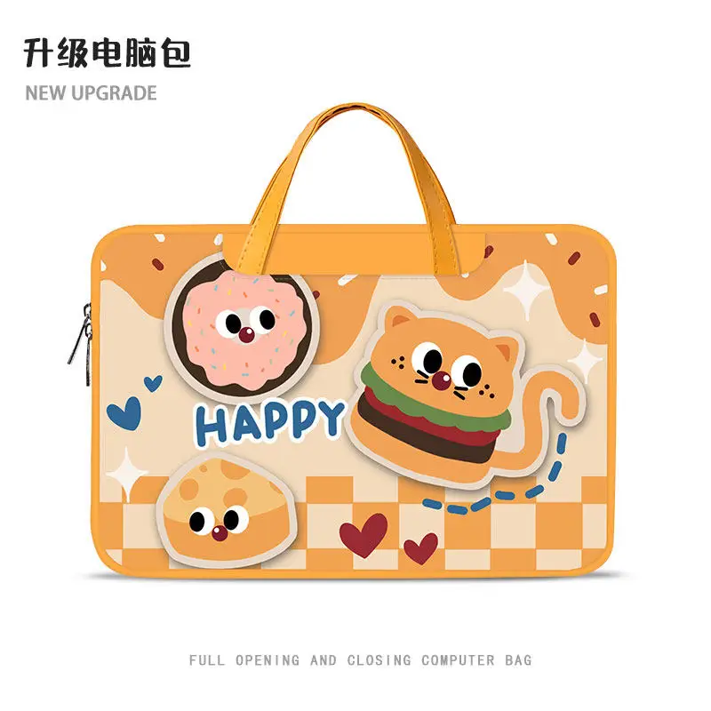 

Cute Cartoon Waterproof Universal Laptop Bag Cover for 13 14 15 16 Inch Laptop for Macbook Computer Handbag Briefcase Travel Bag