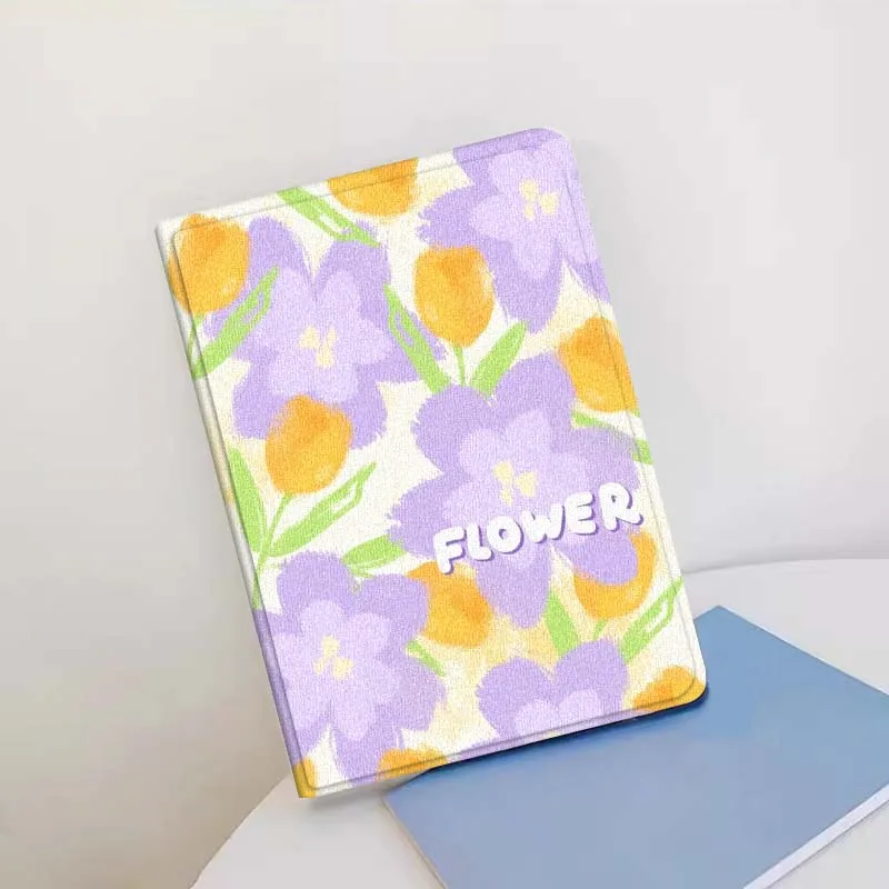 Étui à motif Floral créatif pour tablette Vivo IQOO Pad2 Pad3 Pad5 Air SE Pro 12.1 12.3 13 11.5 11 pouces