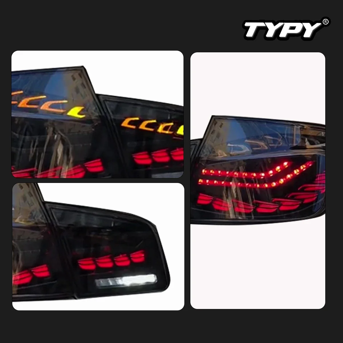 

Auto Accessories Car For BMW 5 Series F10 2011-2017 Taillight Modified to New DRL Dynamic Turn Signal LED Taillight