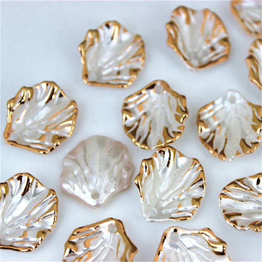 Cong Shao 30PCS 46mm Color AB  Flower  Acrylic Rhinestone appliq Stone Flatback  Beads  For Clothes Decoration Craft CS109