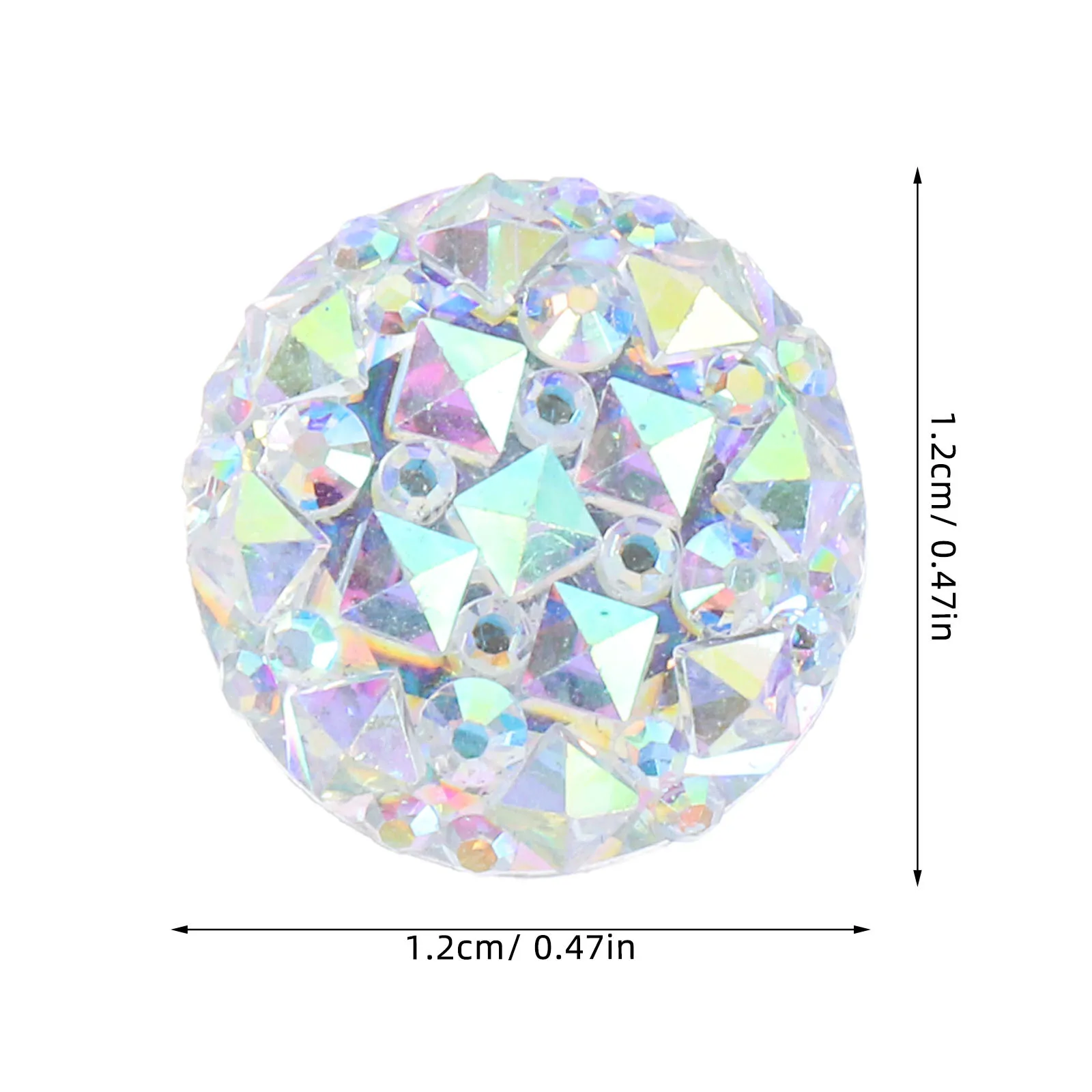 50 قطعة حجر الراين الراتنج الإبهام المسامير دبابيس الضغط الزخرفية للوحة الإعلانات لوحة الفلين مكتب عمل خريطة دبوس علامات