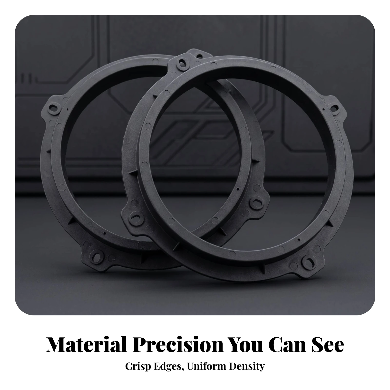 Acoustic Signal Gasket Rings Waterproof Acoustic Signal Mounting Rings Sealing Gasket Long-Lasting Horns Sturdy for Car DIYers