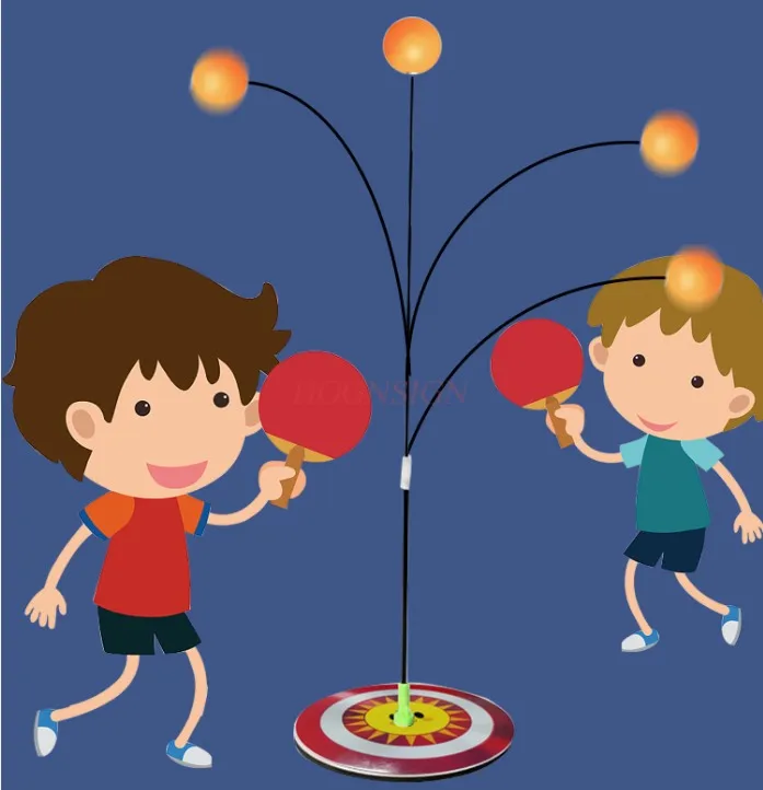 Allenatore di ping pong Strumento per l'autoallenamento Soldati da combattimento per bambini domestici Sala da allenamento Giocattoli Ping pong