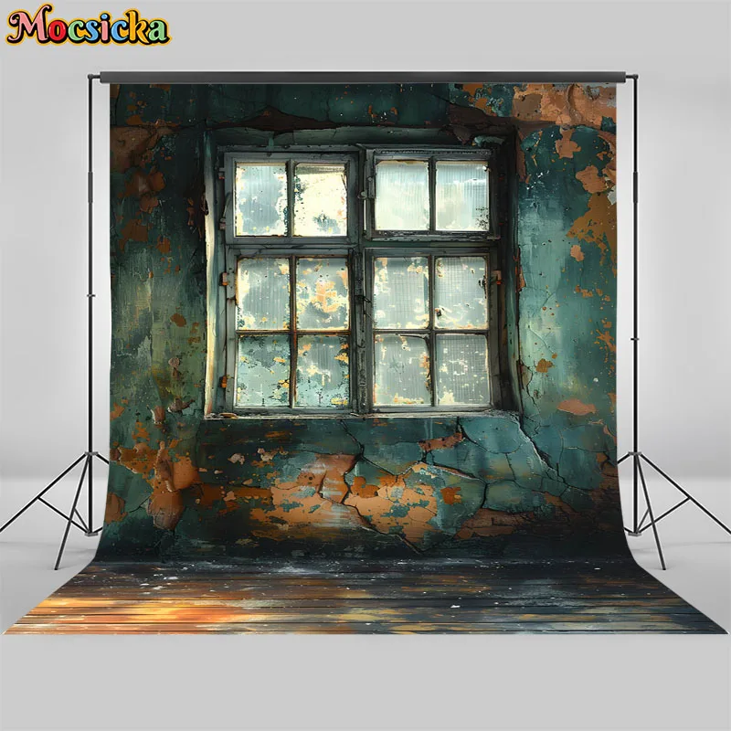 Retro Oil Painting Room Photography Backdrop Flower Princess Birthday Wedding Maternity Background Decor Photo Studio