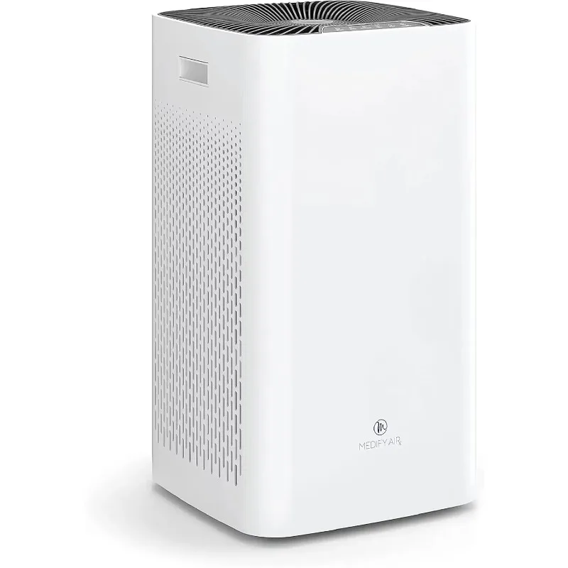 Medify MA-112 Air Purifier with True HEPA H13 Filter | 4,455 ft² Coverage in 1hr | Quiet 99.9% Removal to 0.1 Microns | White