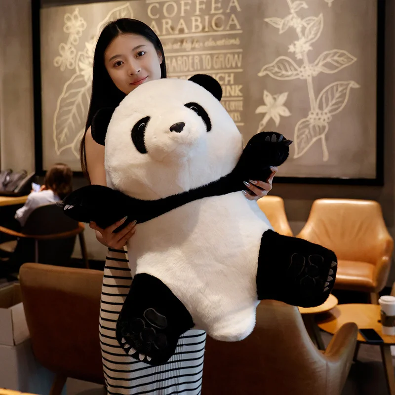 

30/40/50/60cm Cartoon Cute Round Fatty Panda Plush Toy Kawaii Stuffed Animals Giant Pandas Plushies Doll Anime Soft Kids Toys