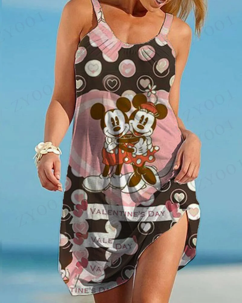 Disney-vestido de verano para mujer, traje de fiesta de lujo, alto rendimiento, moda 2025