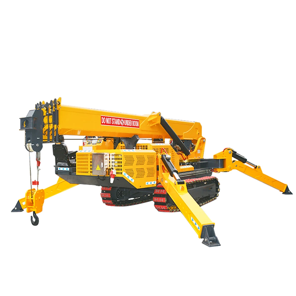 Budget-Friendly Crane Spider 2.5 Ton Diesel Powered Crawler Lifting Machinery with 19m Max Lifting Height