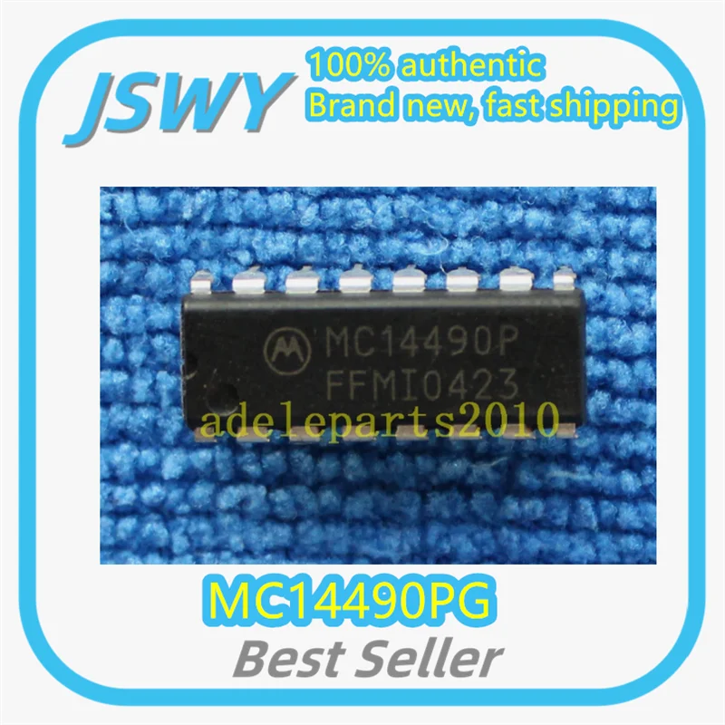 

(5/50pcs) MC14490PG MC14490 DIP-16 Logic Chip Brand New Authentic Fast Shipping