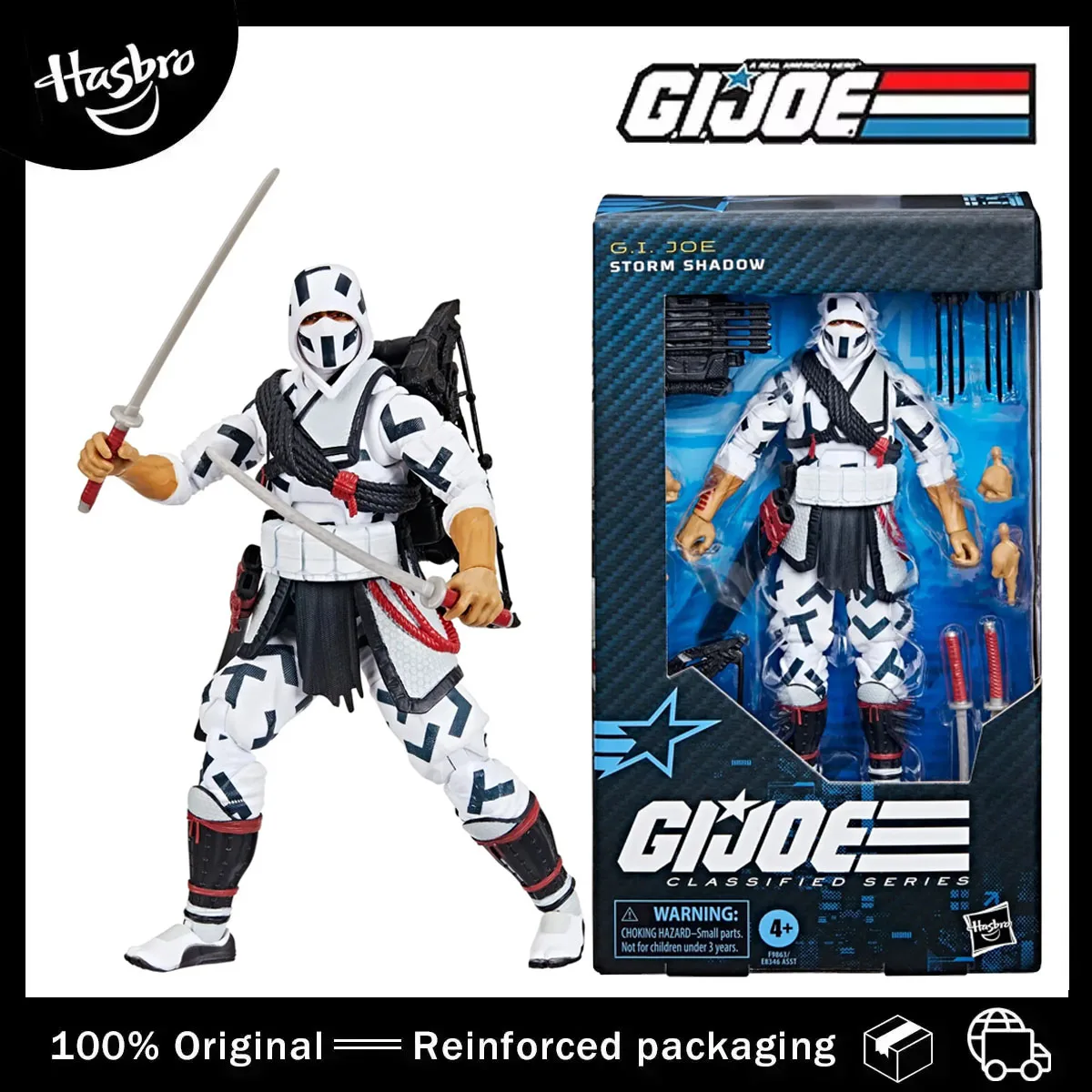 Hasbro GI. Serie clasificada Joe # 131 Storm Shadow 15cm figura de acción modelo Original ornamento niño juguete regalos de cumpleaños
