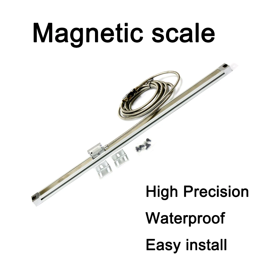 New 500mm 5um 5V High Accuracy Magnetic Scale Magnet Linear Encoder for Woodworker Milling Lathe Cutting Machines