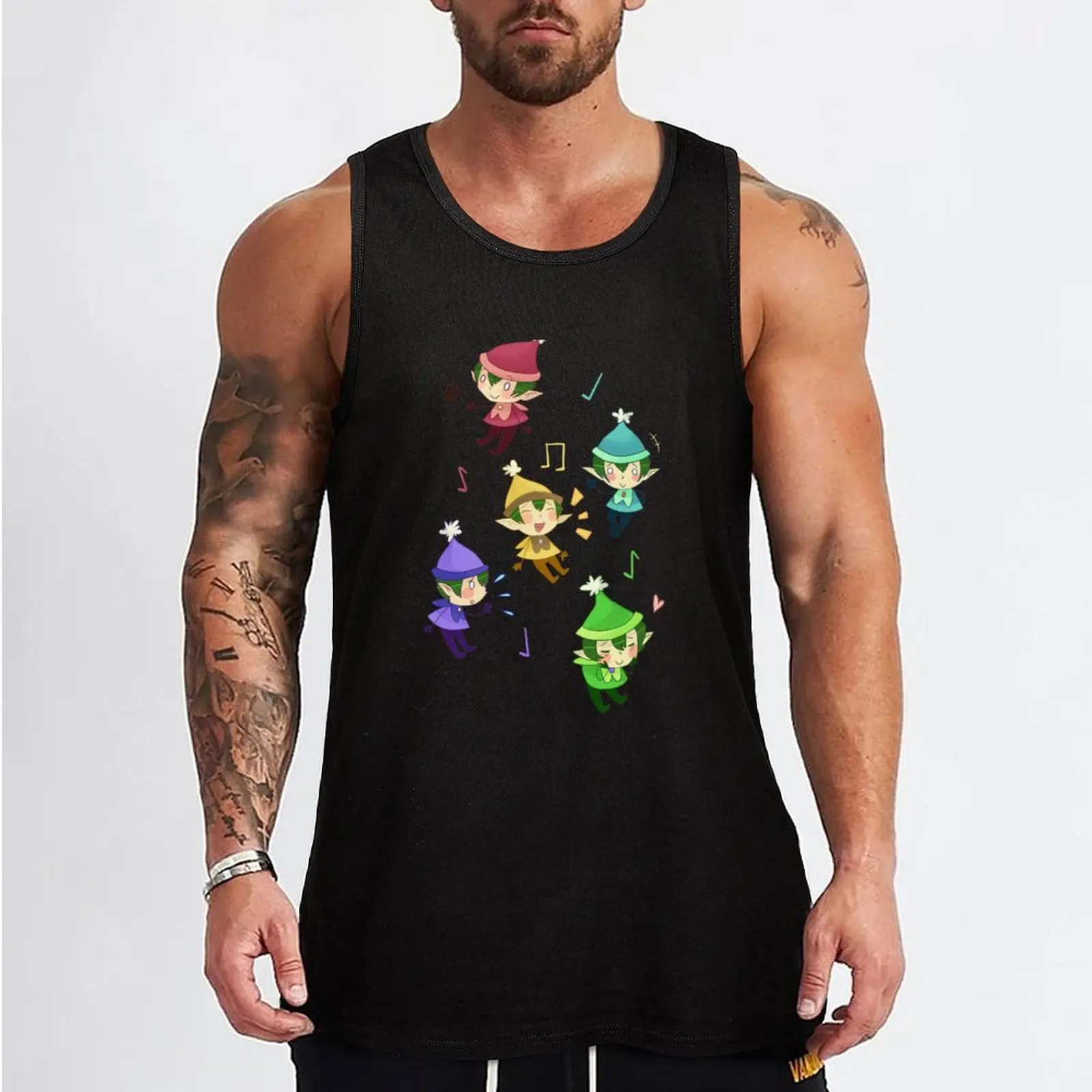 Harvest Moon-- Harvest Sprites! Tank Top sleeveless shirt man Vest male sports clothes for men