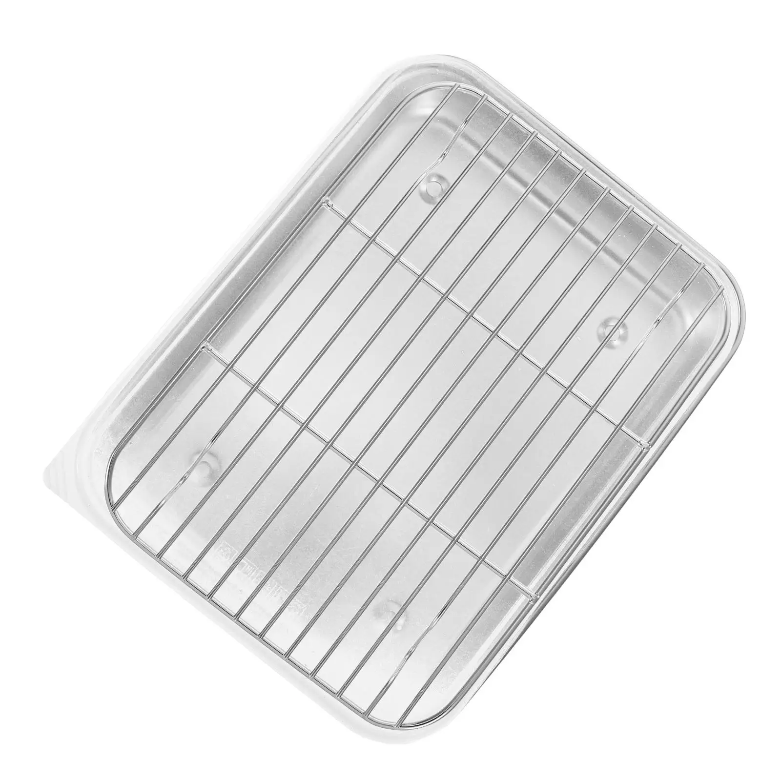 

Stainless Steel Fridge Food Container Dumpling Box ganizer Mesh Rack Sealed Lid Compact Storage Freezer Kitchen Solution
