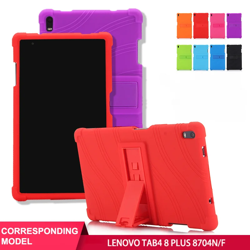 Case For Lenovo TAB 8 Plus TB-8704F Tablet Safe Shockproof Silicone Stand Cover