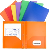 A4 Double Pocket Folder Bilateral L-Shaped Two-Page Folder Flap Pocket Pants Cover Folder Thickened Newspaper Folder Test P