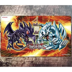 Yu-Gi-Oh Blue-Eyes White Dragon Red-Eyes Black Dragon Playmat TCG Pad YGO Mat TCG MTG Yugioh Mat-9