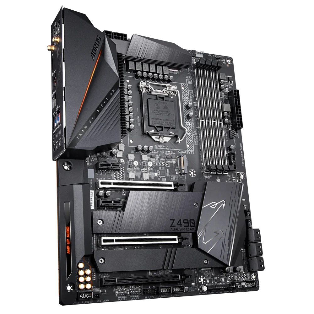 GIGABYTE Z490 AORUS PRO AX 마더보드 인텔 Z490 LGA 1200 DDR4 ATX M.2 메인보드