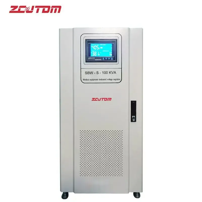 High-power three-phase voltage regulator stabilizer Intelligent 100KVA 380V medical equipment special