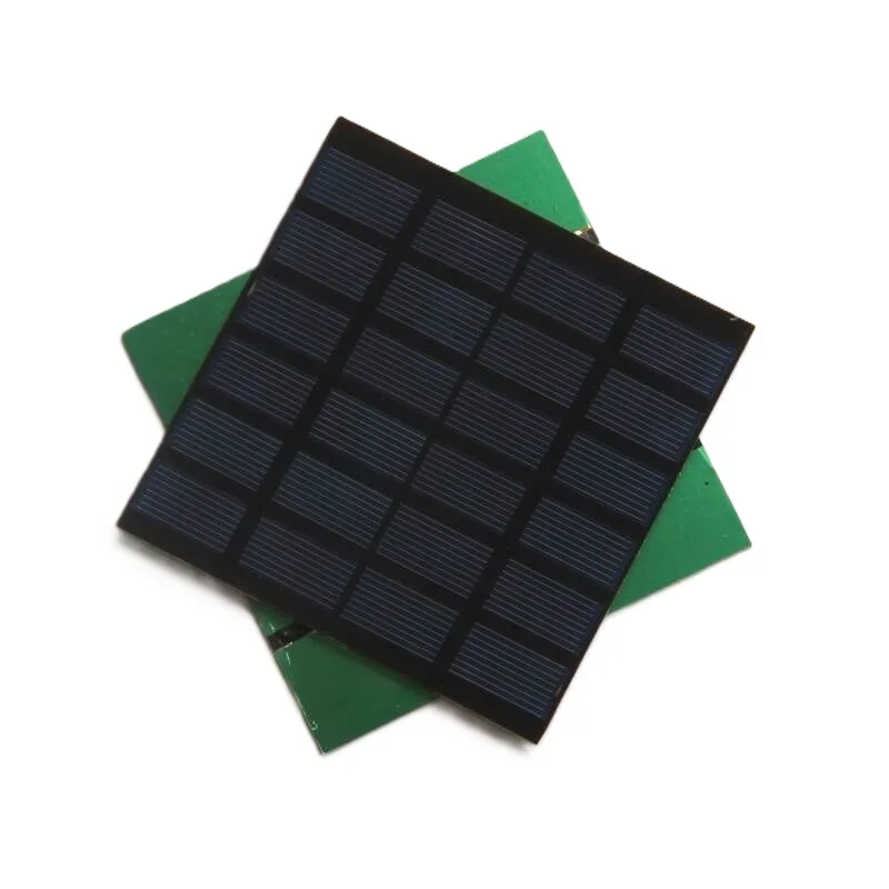 1,5 Вт 6 В маленький размер солнечные батареи поликристаллические ПЭТ солнечные панели квадратная солнечная пластина 110*110 мм для садового освещения DIY игрушки 5 шт.