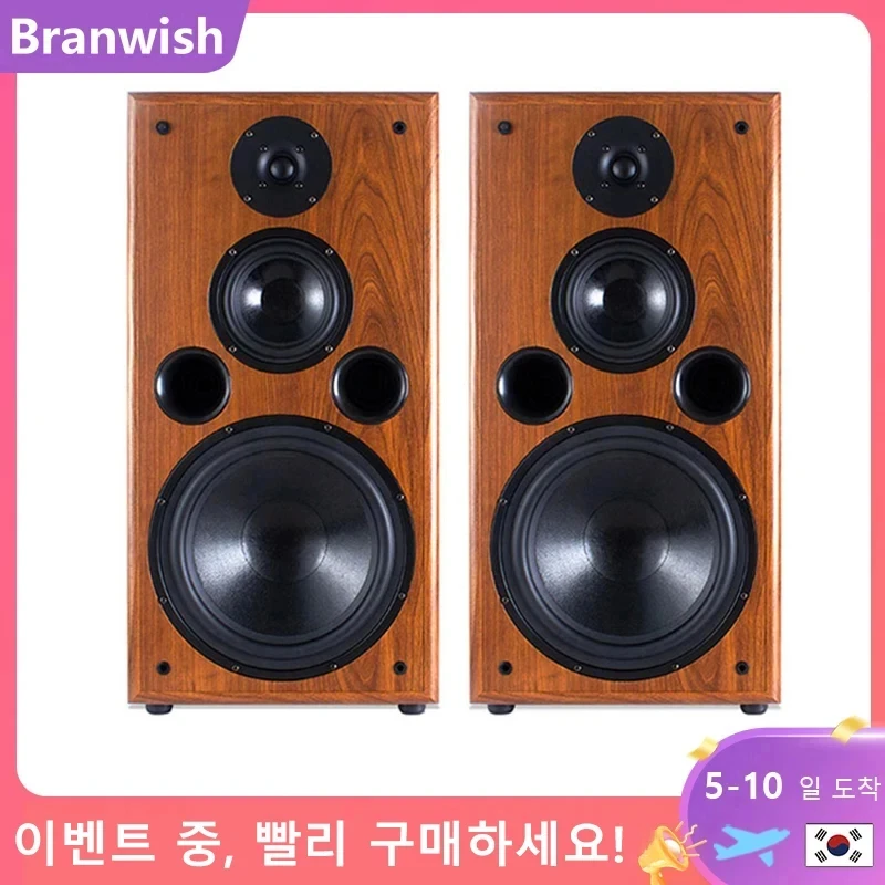 200W 8Ohm High School Low 10 Inch Speaker Bass Silk Film Tweeter F109 hifi Bookshelf Speaker Passive Monitor Fever Sound Box 1Pc