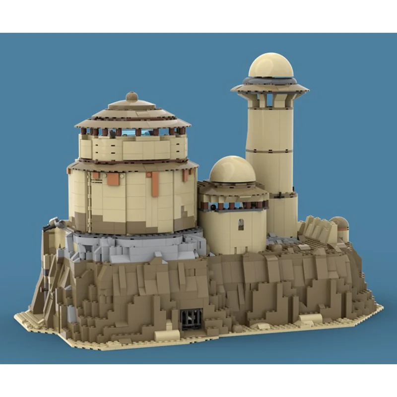 1762 Uds. MOC escena de película estrella famosa Tatooine el Palacio de Daimyo DIY ideas creativas juguete para niños regalo bloques de construcción MOC-75059