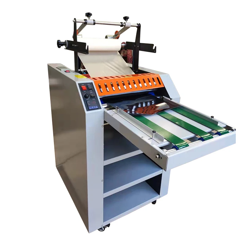 Factory CG8350 Automatic Roll Laminator With Office Desktop A3 A4 Hot And Cold Laminator Machine