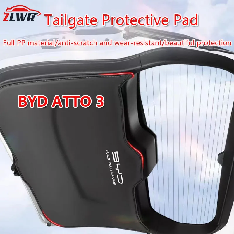 ZLWR BYD ATTO 3 tailgate protective pad protective tail pad BYD ATTO 3 door anti-scratch and anti-kick seat pad BYD atto3 modifi