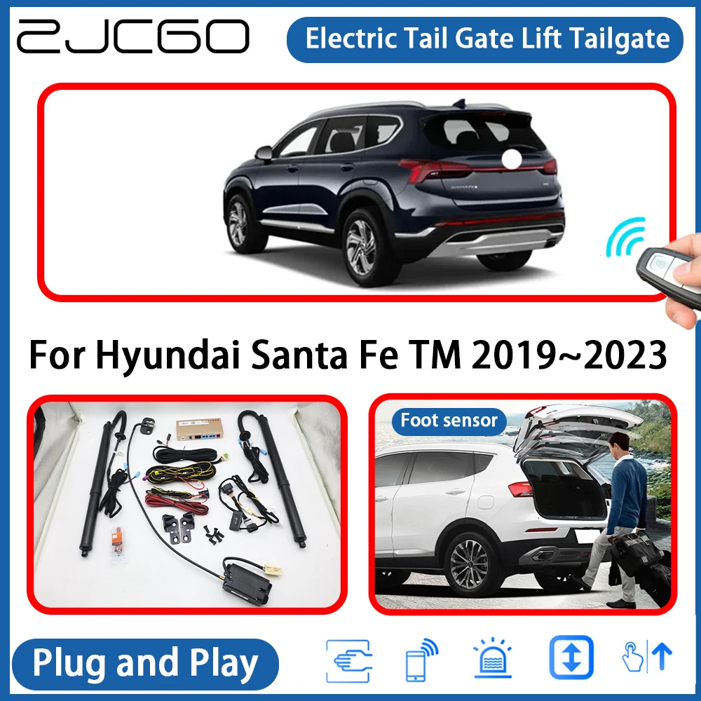 

for Hyundai Santa Fe TM 2019~2023 Automatic Powered Tailgate Power Liftgate Electric Tail Gate Lift Assisting System ﻿