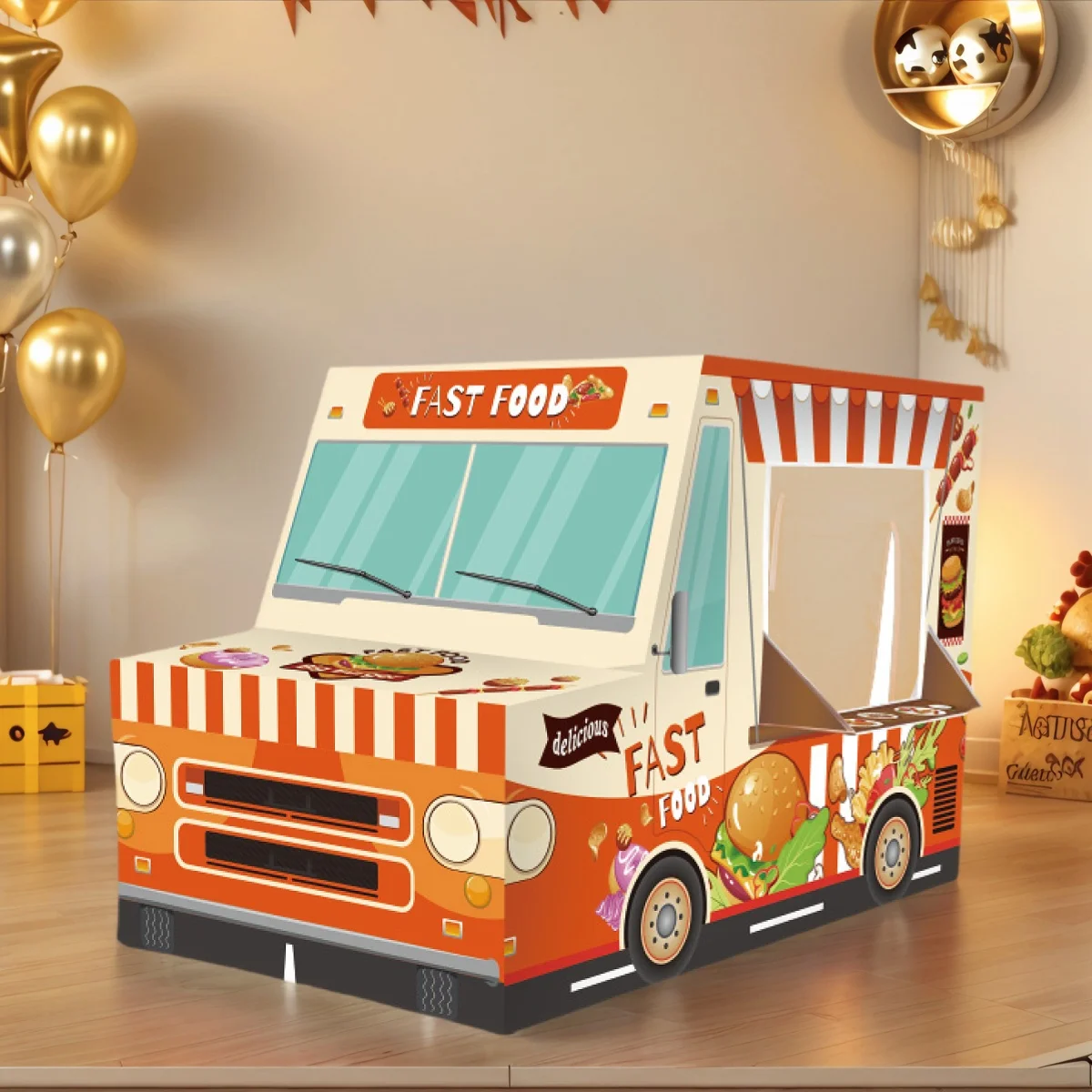 Castillo de juguete divertido para niños, diseño de coche verde para mascotas, tienda de juegos portátil al aire libre, juguete para casa de juego, tienda de juguete divertida para fiestas, gran regalo navideño y de Halloween, accesorios no incluidos