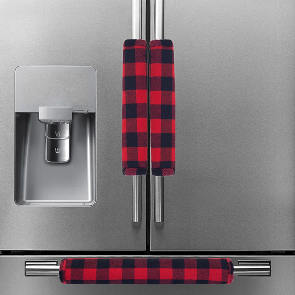 

3Pcs Refrigerator Handle Covers Comfortable Fabric Handle Wrap Cloth Protector Non-Slip Kitchen Appliance Fridge Oven Dishwasher