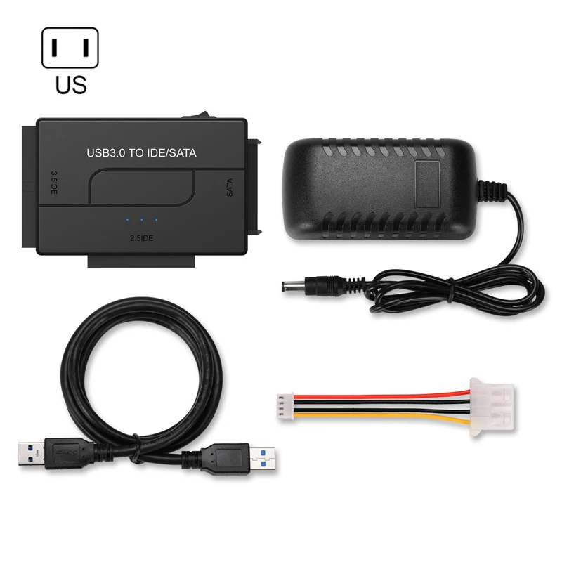 Usb Adapter Supports Simple Plug And Play Ide Easy Drive Led 12v Ide  Adapter Computer Accessories Usb Adapter Usb To Sata/ide