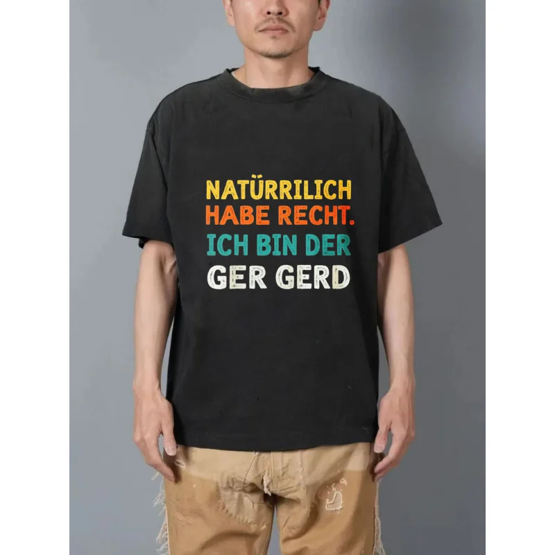 Men's Washed T-Shir…