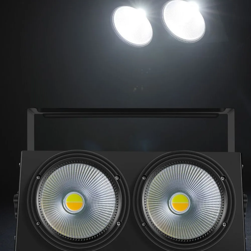 200W COB Blinder LED Par Light 2in1 Cold Warm White DMX Stage Audience Light For Studio Theatre Wedding Lighting Show