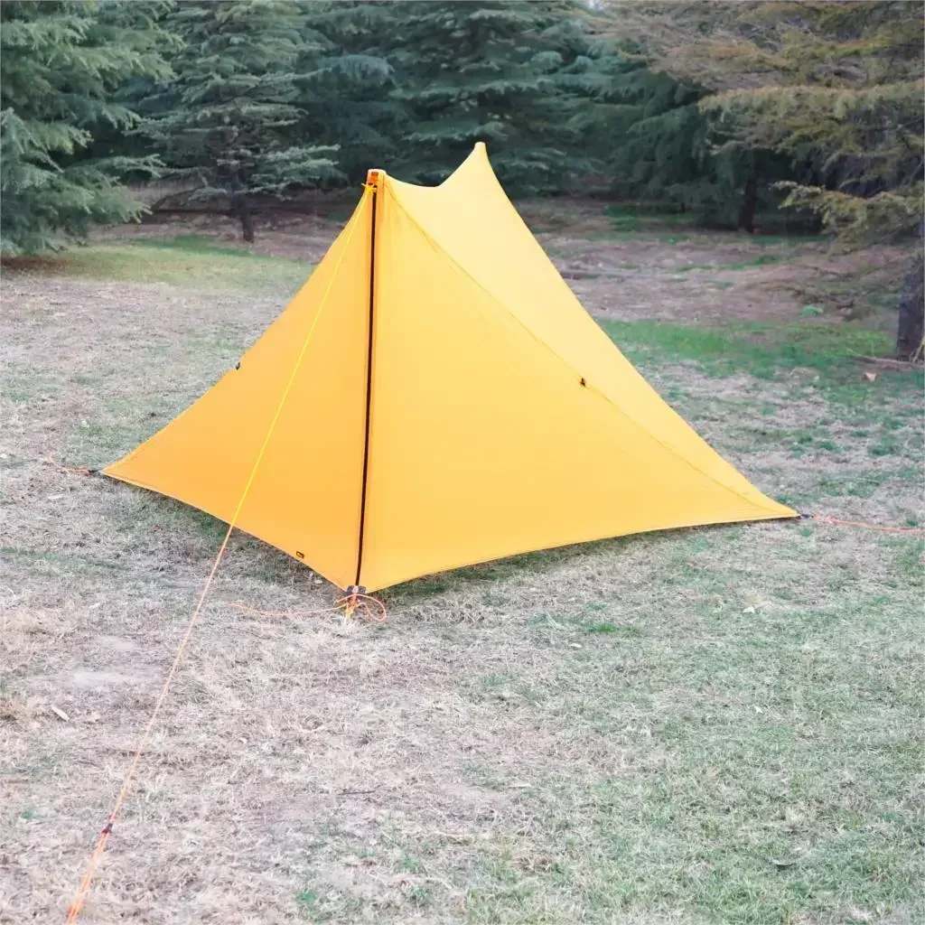 20D Silnylon Ultralight Flysheet Outdoor Camping namiot wodoodporny Rainfly podwórku ochrona UV osłona przeciwsłoneczna baldachim pułapka jesień