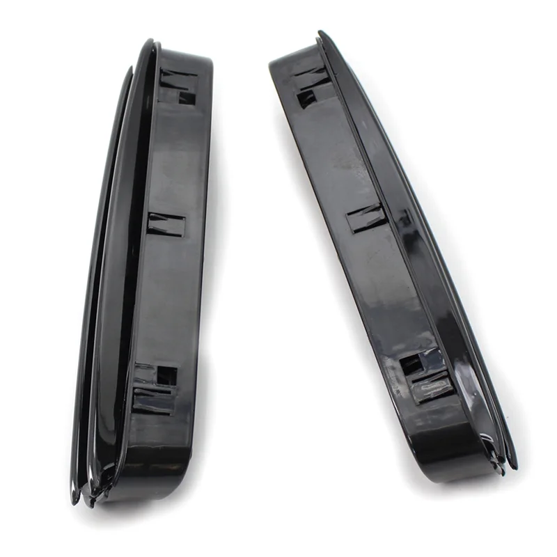 

1Pair Car Side Wing Fender Air Flow Vents Grille Grill For BMW E60/E61 E39 M5 Glossy Black